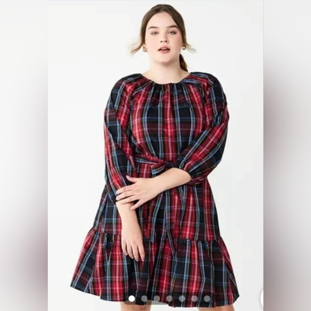 Draper James RSVP Plaid Dress 3x